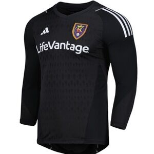 Adidas MLS Long Sleeve Real Salt Lake Team Black Goalkeeper Jersey